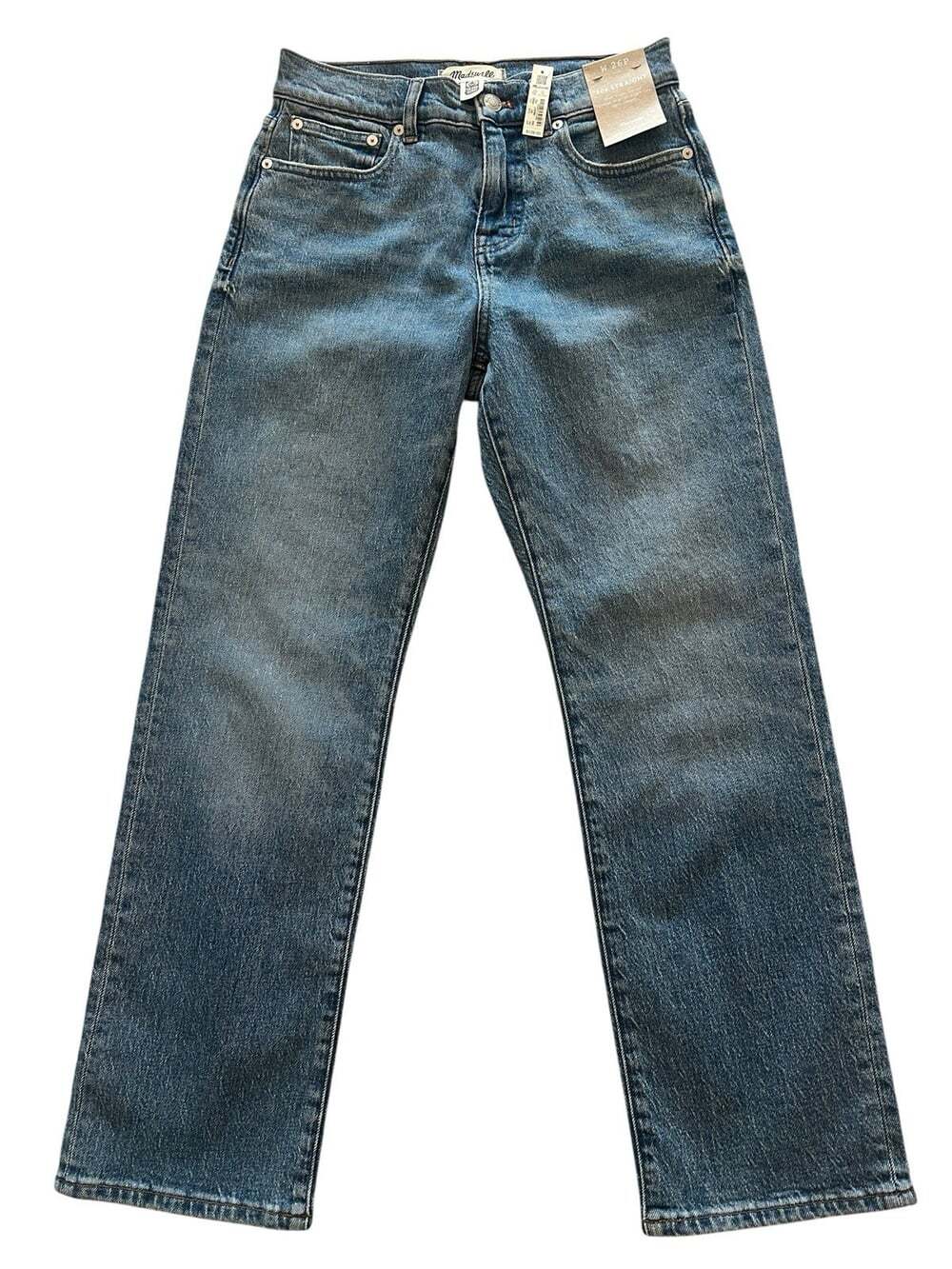 Madewell 90’s Straight Leg High Rise Casual Minimal Preppy Jeans-26P